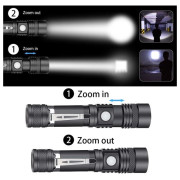 Nabíjecí svítilna Solight LED 400lm + cyclo