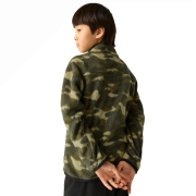 Dětská funkční mikina Regatta Junior Frankie Warm Fleece Bark Green Camo