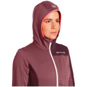 Dámská funkční mikina Ortovox Fleece Light Grid Hooded Jkt W