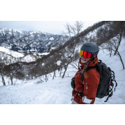 Lyžařské brýle Giro Roam Black Stacked-Amber Scarlet/Yellow