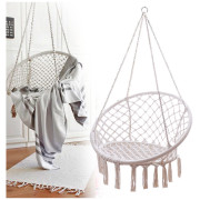 Houpací závěsné křeslo Hamaka Macramé