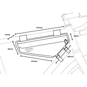 Brašna do rámu Restrap Frame bag Small