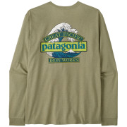 Pánské triko Patagonia Long-Sleeved Great Waves Responsibili-Tee