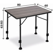Stůl Brunner Linear Greywood 80