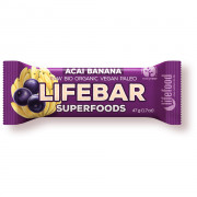 Tyčinka Lifefood Plus Acai Banánová RAW BIO 47