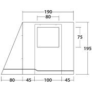 Přístřešek Outwell VA Backroads Awning Room