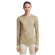 Dámské funkční triko Icebreaker Women M 200 Oasis LS Crewe Moss BloomAOP