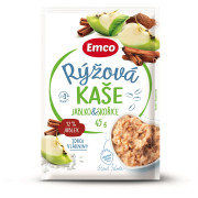 Kaše Emco Rýžová kaše s jablky a skořicí 45g