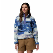 Dámská mikina Columbia Helvetia™ II Printed Cropped Half Snap