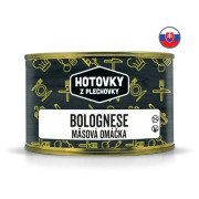 Hlavní jídlo Hotovky z plechovky Bolognese masová omáčka 400g