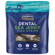 Pamlsky pro psy Fish4Dogs Dental Sea Jerky Fish Strips 100g