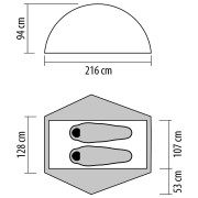 Ultralehký stan NEMO Equipment Hornet Elite OSMO 2P