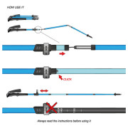 Trekové hole Fizan Ultrax Alu
