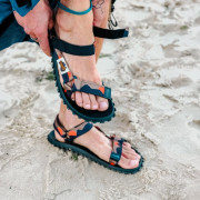 Pánské sandály Gumbies Scrambler Khaki a Orange