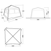 Stan Outwell Fastlane 300 Shelter