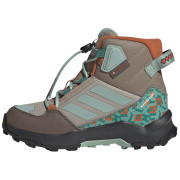 Dětské boty Adidas Terrex Ax4R Cw+ Mid Beige