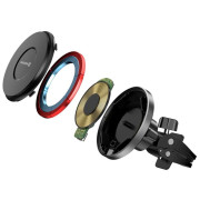 Držák do auta Swissten 15W MagSafe AIRHOLD wireless charger