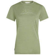 Dámské triko Icebreaker Women Merino 150 Tech Lite SS Tee Sparkling Stars