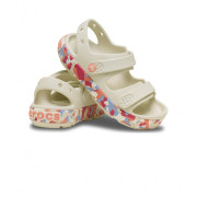 Dětské sandály Crocs Crocband Cruiser Glow Confetti Band Sandal Summit White/Guava