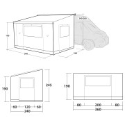 Přístřešek Outwell Sideroads Awning Room