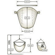 Houpací sedačka La Siesta Domingo Comfort