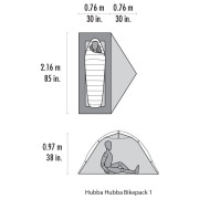 Ultralehký stan MSR Hubba Hubba Bikepack 1