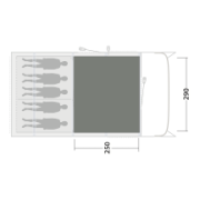 Koberec ke stanu Outwell Cozy Carpet Colorado 5 Air