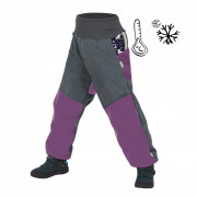 Dětské softshellové kalhoty s fleecem Unuo Fleece Basic Vzor