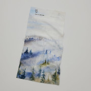 Multifunkční šátek High Tail Designs Hiking Gaiter Foggy Forest