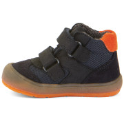 Dětské celoroční barefoot boty Froddo Ollie Lumi Tex Dark Blue