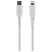 Nabíjecí a datový kabel FIXED Nabíjecí a datový Liquid silicone kabel USB-C/Lightning