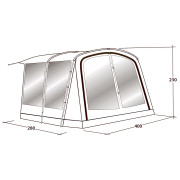 Přístavek ke stanu Outwell Universal Awning Size 5