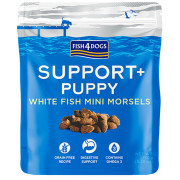Pamlsky pro psy Fish4Dogs Puppy White Fish Morsels Digestion 150g