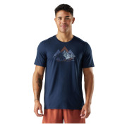 Pánské funkční triko Smartwool Triangle Mountain Active Short Sleeve Graphic Tee