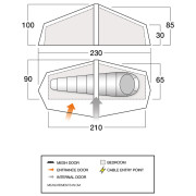 Ultralehký stan Vango F10 Helium UL 1 Air