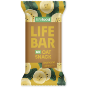Tyčinka Lifefood Lifebar Oat Snack banánový BIO 40 g