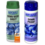 Impregnace Nikwax Down wash direct + Down Proof 2x 300ml