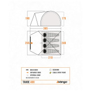 Turistický stan Vango Tahoe 400