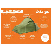 Turistický stan Vango Apex Compact 200