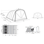 Rodinný stan pro 6 osob Outwell Florida 6 Air