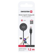 Nabíjecí a datový kabel Swissten Wireless magnetic charging cable for Samsung Watch 1,2 m
