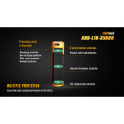 Dobíjecí baterie Fenix 18650 3500 mAh USB Li-ion