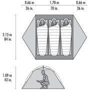 Turistický stan MSR Elixir 3 Tent