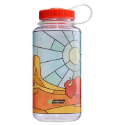 Láhev Nalgene Wide Mouth 1l Clear Stained Glass