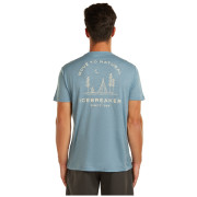 Pánské triko Icebreaker Men Merino 150 Tech Lite SS Tee Peaceful Pass