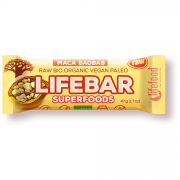Tyčinka Lifefood Plus Třešňová Maca Baobab RAW