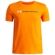Dětské funkční triko Under Armour UA B Logo Wordmark SS Outrageous Orange