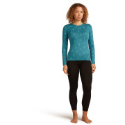 Dámské funkční triko Icebreaker Women Merino 200 Oasis LS Crewe Snow Day