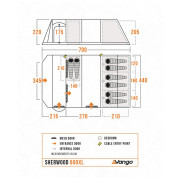 Rodinný stan Vango Sherwood 600XL Package