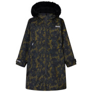 Dětský nepromokavý kabát Regatta Junior Waterproof Changing Robe Pro Bark Green